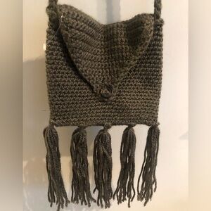 3/$25 HAND KNIT CROSSBODY